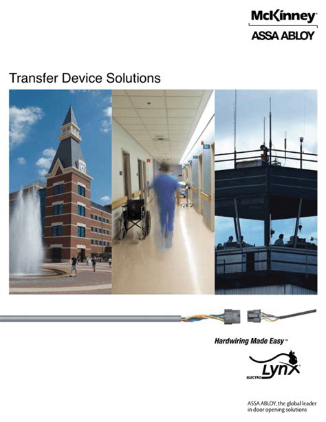 Transfer Device Solutions .